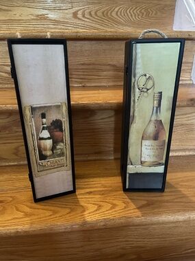 Wooden wine boxes